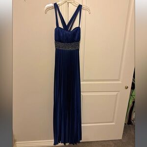 Blue formal dress by My Michelle, size medium